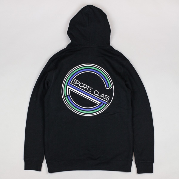 Sports Class Circle Logo Hood Black