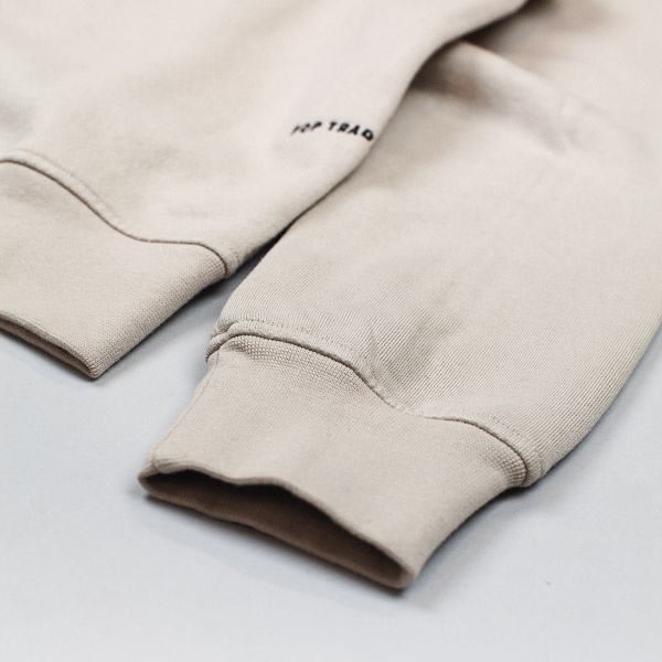 Pop Trading Company Full Zip Fleece Khaki