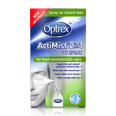 OPTREX ACTIMIST 2IN1 EYE SPRAY FOR TIRED AND UNCOMFORTABLE EYES 10ML