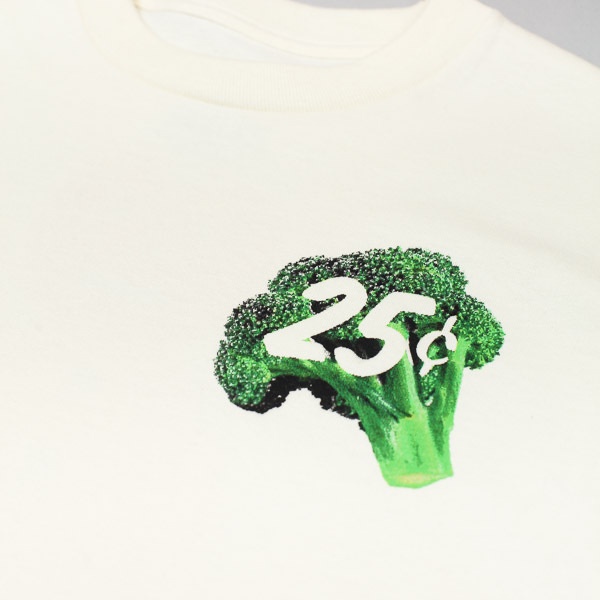 Quartersnacks Veggie Snackman Tshirt Cream