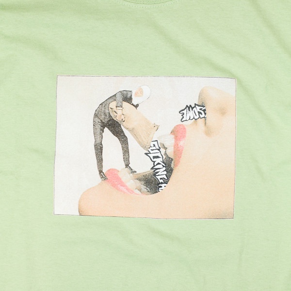 Fucking Awesome Septum Tshirt Pistachio