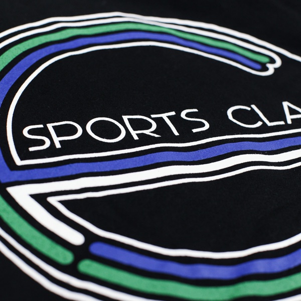 Sports Class Circle Logo Hood Black