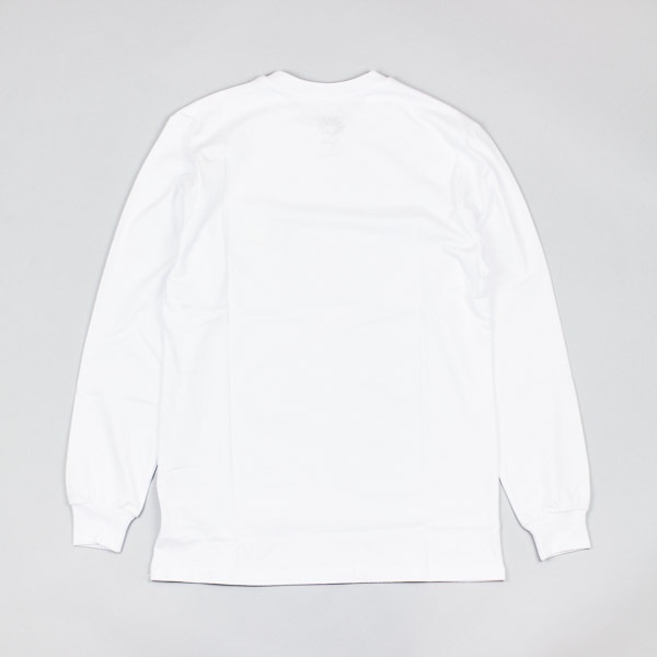 Magenta Panel LS Tshirt White