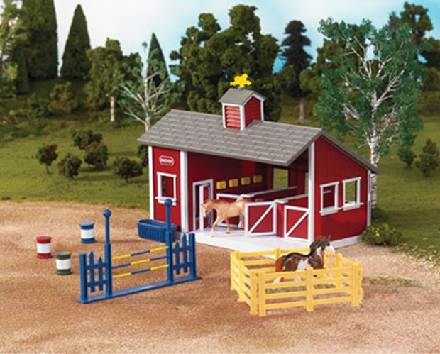 Breyer Stablemates Red Stable Set Pakenham Western Wear And Saddlery
