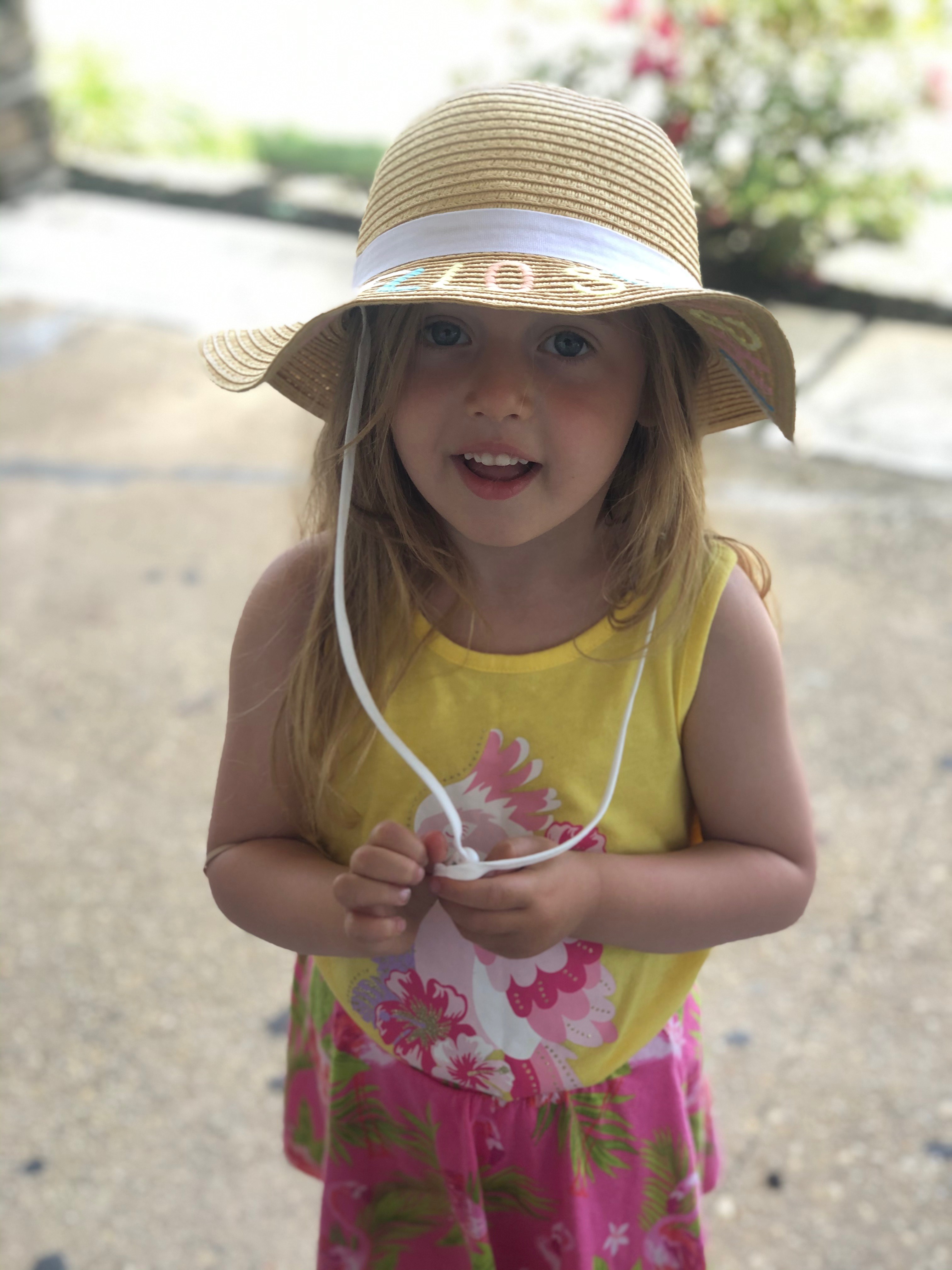 kids floppy beach hat