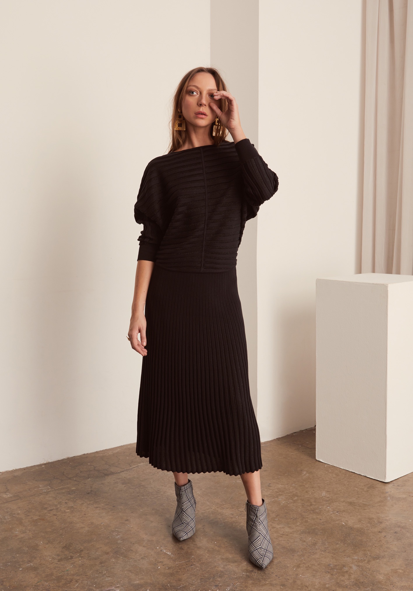 POL Atrium Ribbed Top