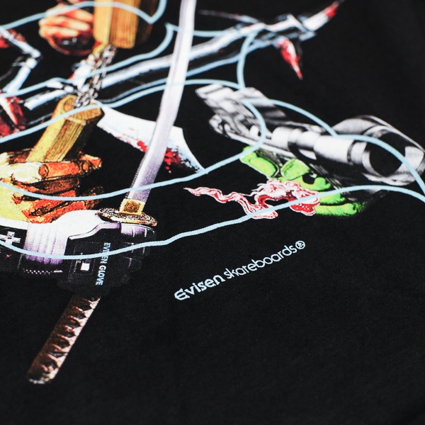 Evisen Seven Arms Tshirt Black