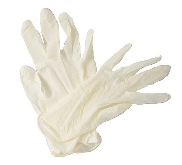 clear vinyl gloves
