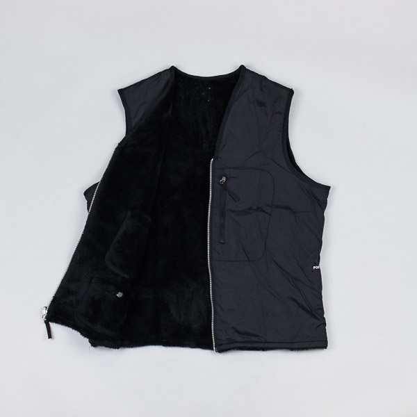 Pop Trading Company Harold Reversible Vest Black