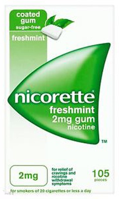 NICORETTE GUM 2mg FRESHMINT