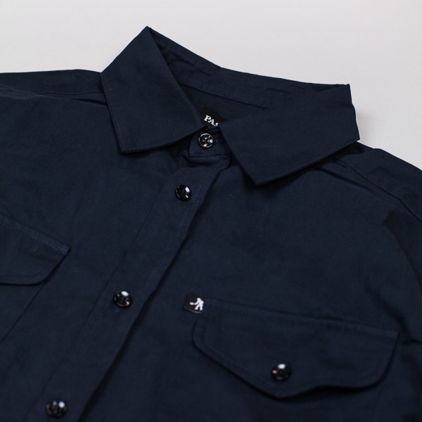 Pass~Port Workers Mid-weight LS Shirt Navy