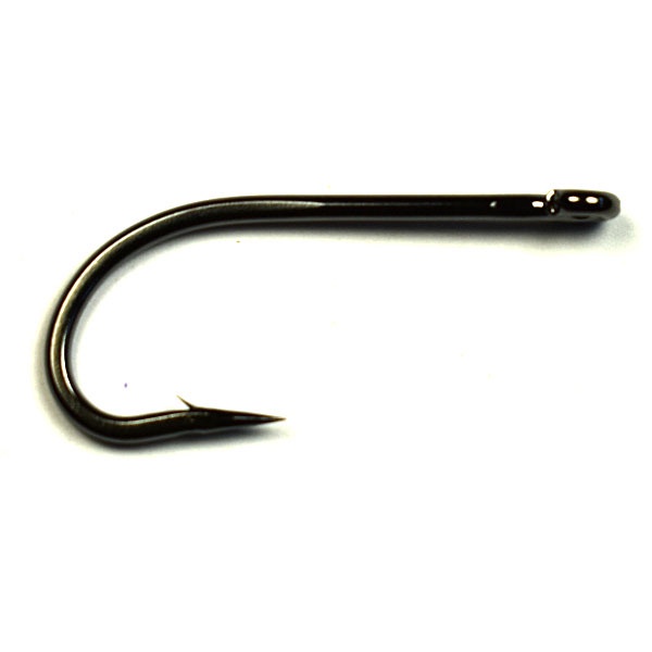 GAMAKATSU S10S HOOKS Fly Tying Straight Eye Black Dry Fly Hook 25 Pack NEW!