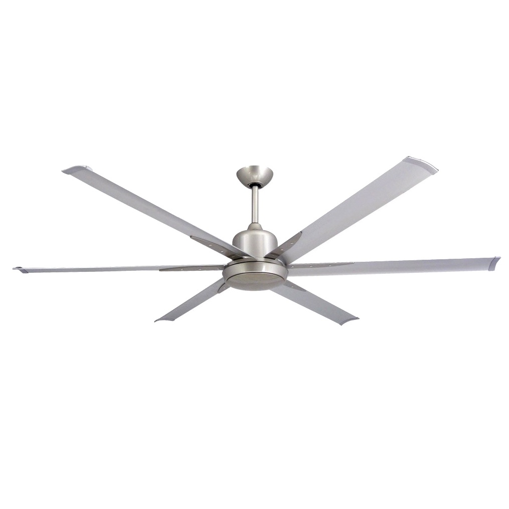 Fan Troposair Titan 84 In Indoor Outdoor Brushed Nickel Ceiling