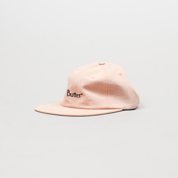 Butter Goods Classic Logo Oxford 6 Panel Peach