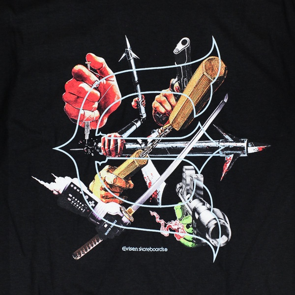 Evisen Seven Arms Tshirt Black