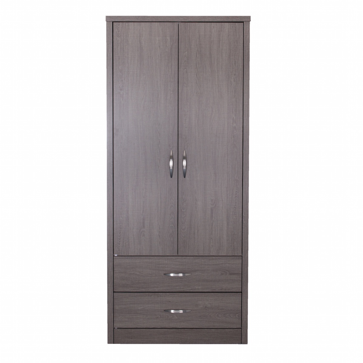 Novo 2 Door Wardrobe Stone Grey Wardrobes Lifestyle Furniture