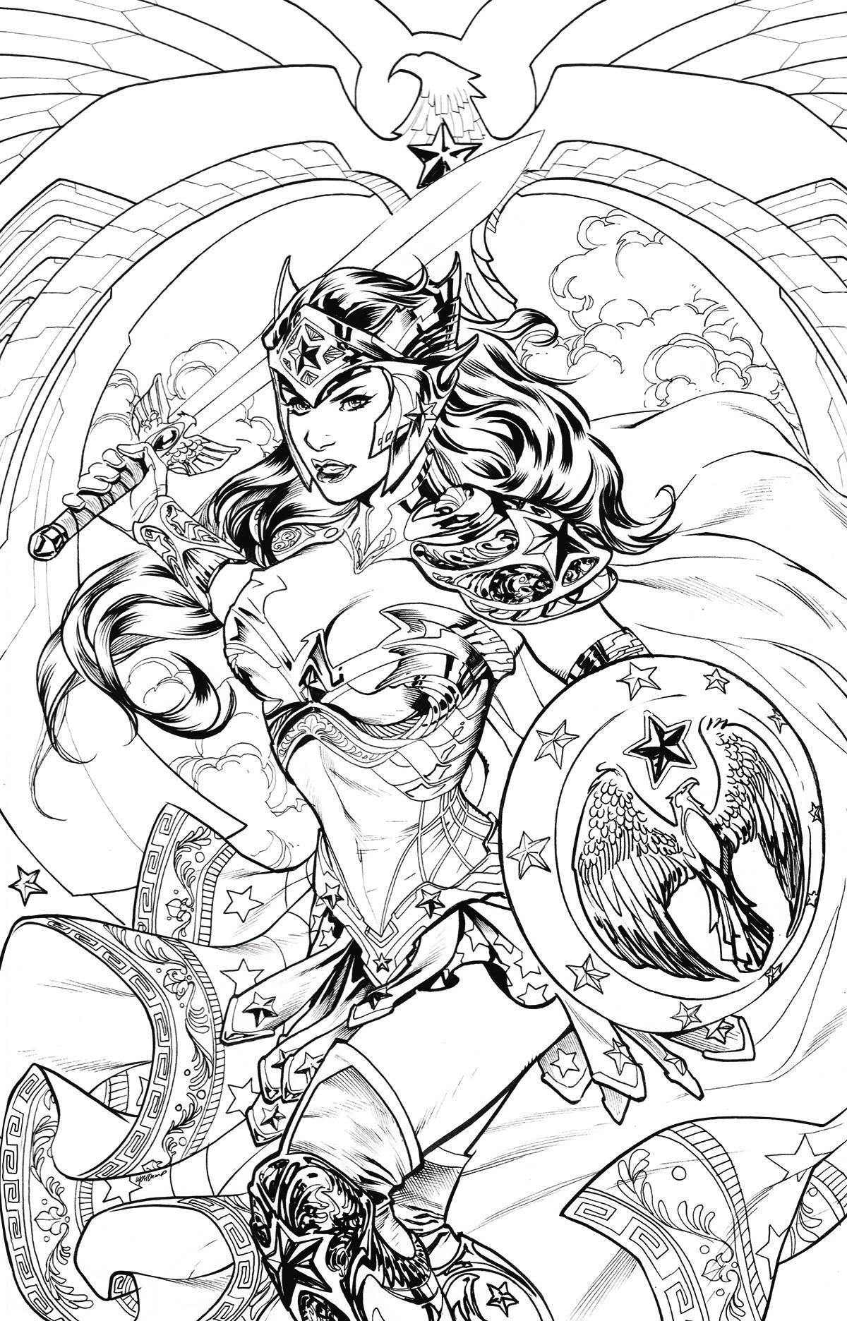 500 Coloring Book Pages Wonder Woman Best HD