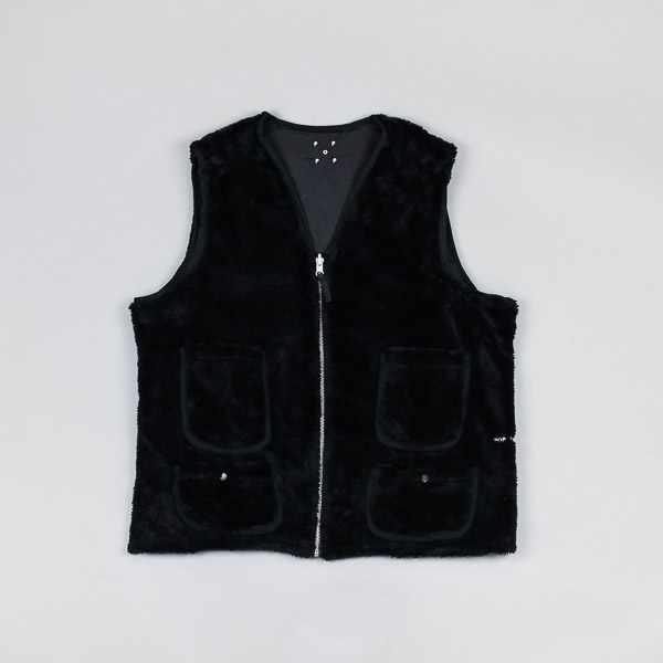Pop Trading Company Harold Reversible Vest Black
