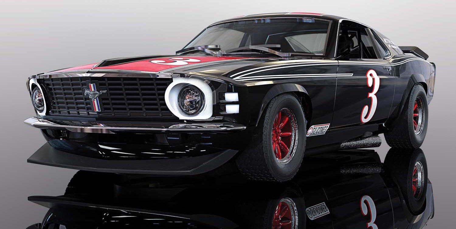 scalextric mustang