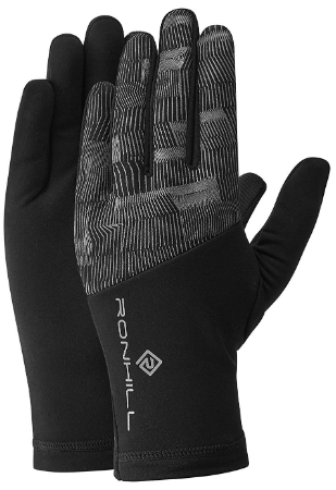 ron hill running hat and gloves
