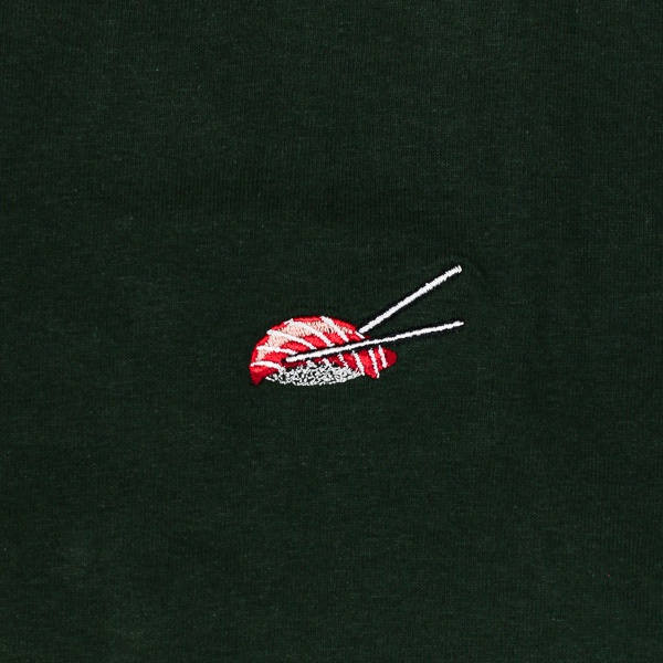 Evisen Tuna Sushi LS Tshirt Forest Green