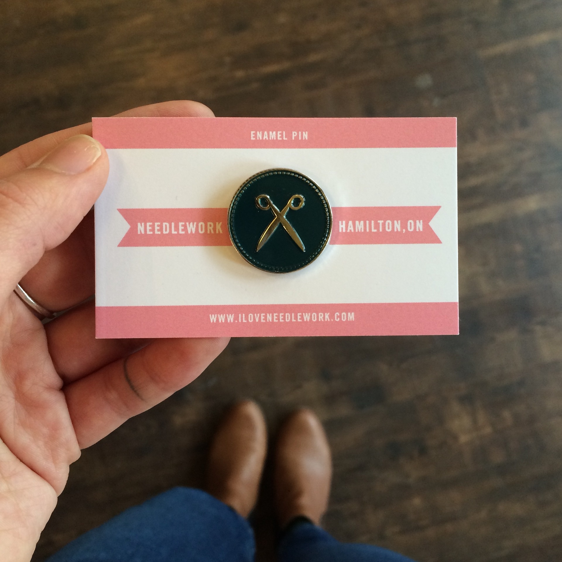 Needlework fabric shop and creative workspace in Hamilton, Ontario