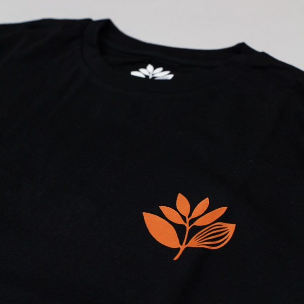 Magenta Classic Logo Tshirt Black