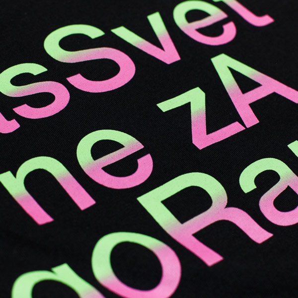 PACCBET Rassvet Slogan Tshirt Black