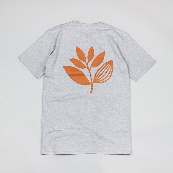 Magenta Classic Logo Tshirt Heather Grey