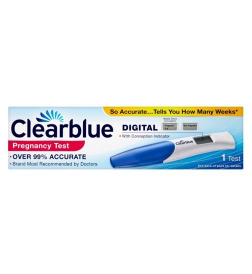 CLEARBLUE DIGITAL PREGNANCY TEST