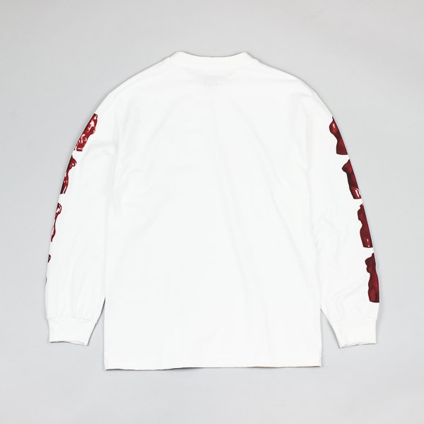 Pass~Port Lipstick Ladies LS Tshirt White