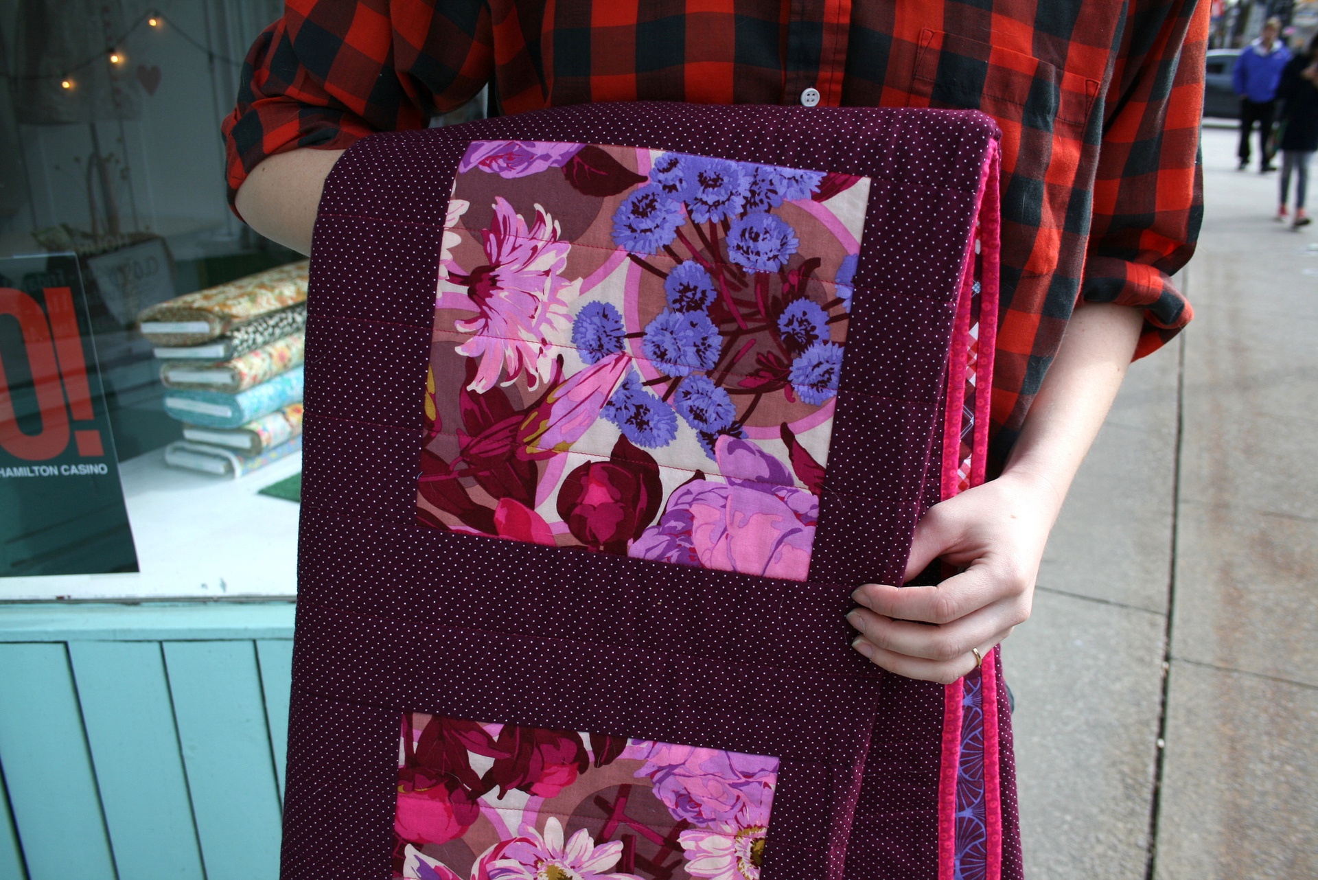 Needlework fabric shop and creative workspace in Hamilton, Ontario