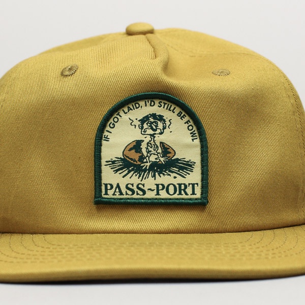 Pass~Port Fowl Cap Mustard