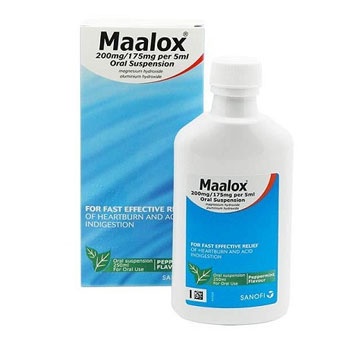 MAALOX 200mg/175mg per 5ml Oral Suspension MAALOX 200mg/175mg per 5ml Oral Suspension
