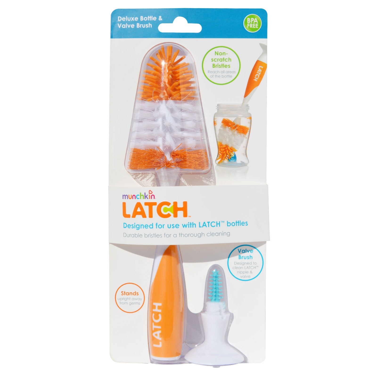Munchkin Latch Deluxe Bottle and Valve Brush