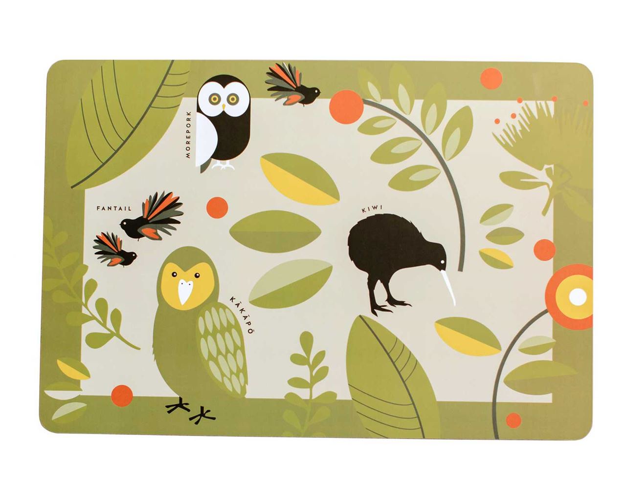 Nz Native Bird Place Mat Adore Collection Nz