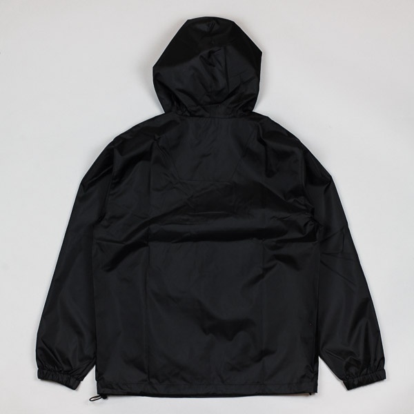 Magenta Retractable Pullover Jacket Black
