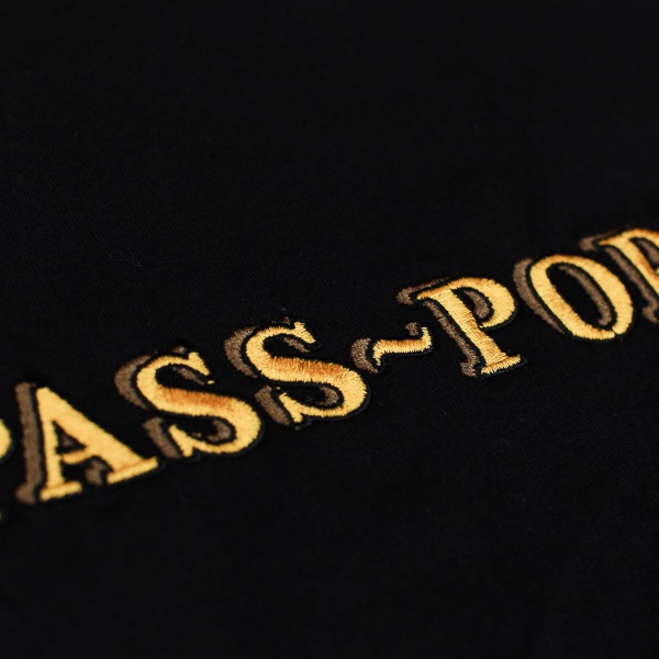 Pass~Port Solid Bar Tshirt Black
