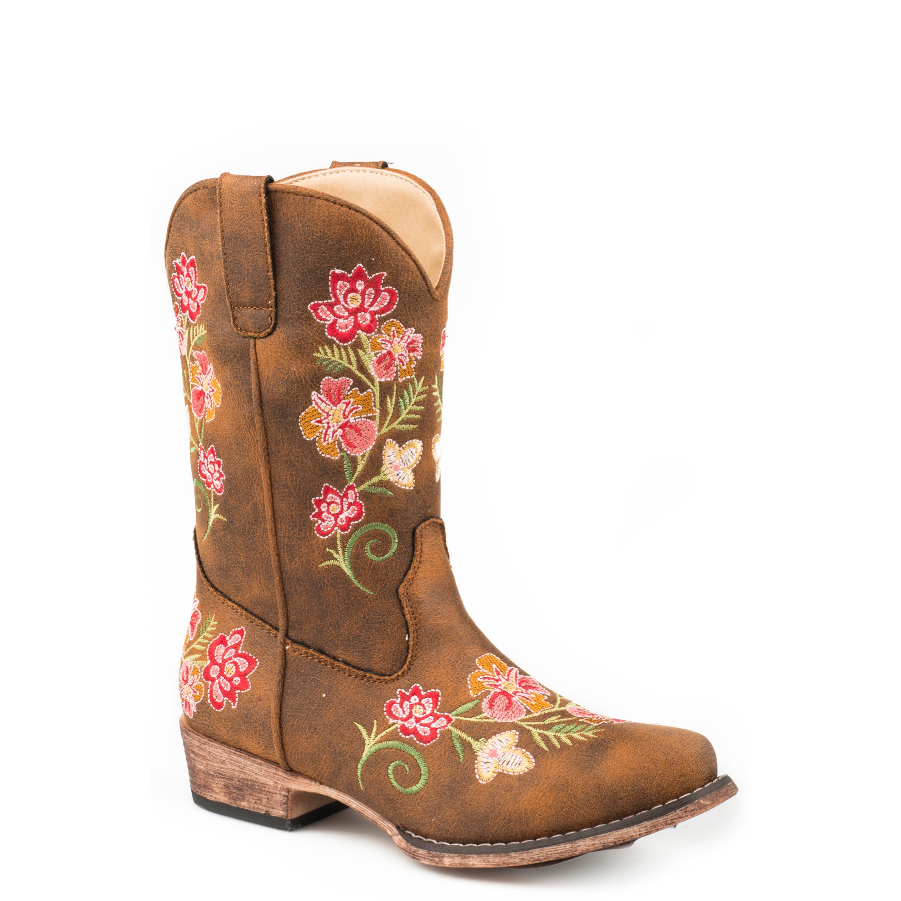 western boots with flowers