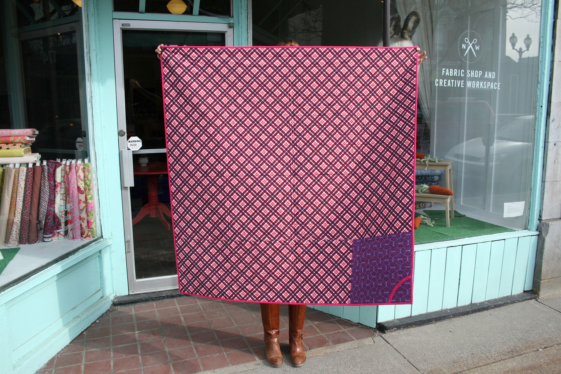 Needlework fabric shop and creative workspace in Hamilton, Ontario