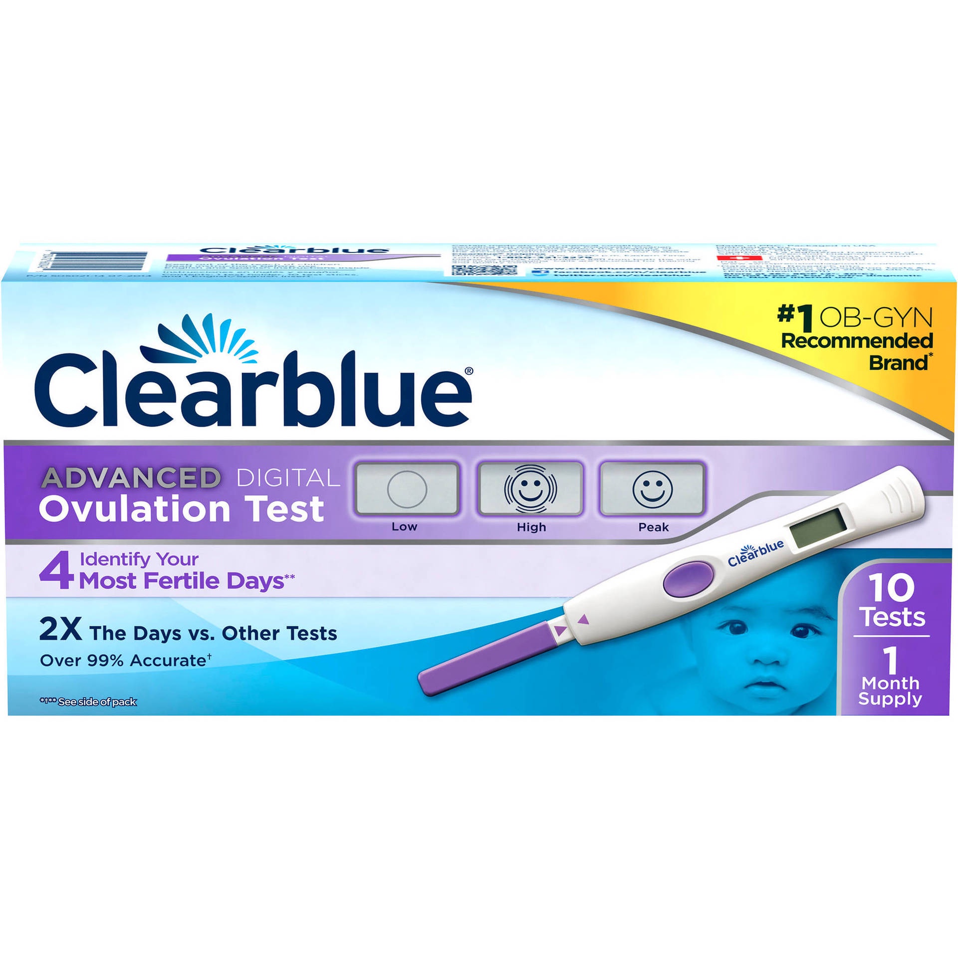 CLEARBLUE ADVANCED DIGITAL OVULATION TESTS 10'S