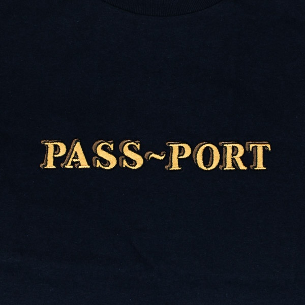 Pass~Port Solid Bar Tshirt Navy