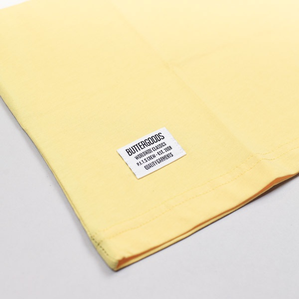 Butter Goods Tri Block Tshirt Black/White/Yellow