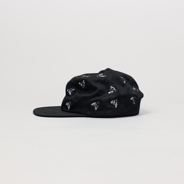 Fucking Awesome Flies Hat Black
