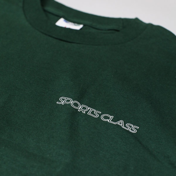 Sports Class Side Circle Logo Tshirt Forest Green