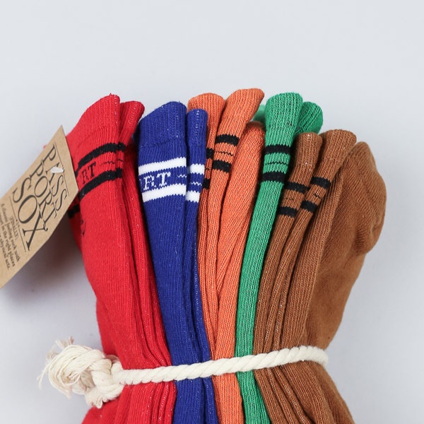 Pass Port 5pk Socks Rainbow