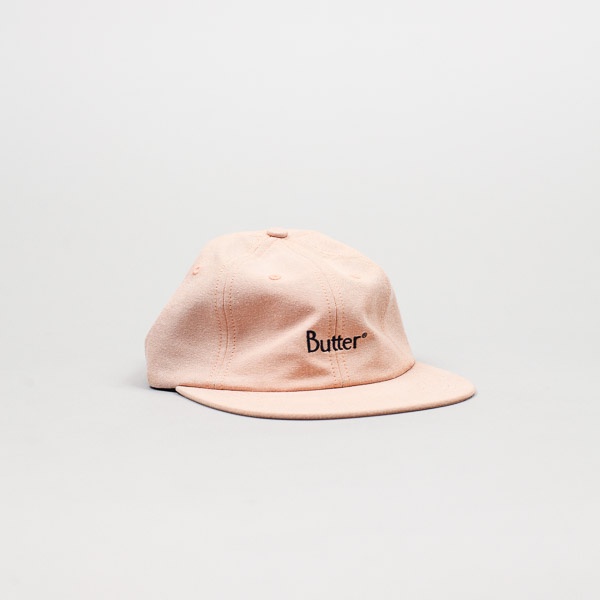 Butter Goods Classic Logo Oxford 6 Panel Peach