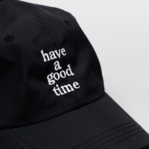 Have A Good Time Nylon 6 Panel Cap Black