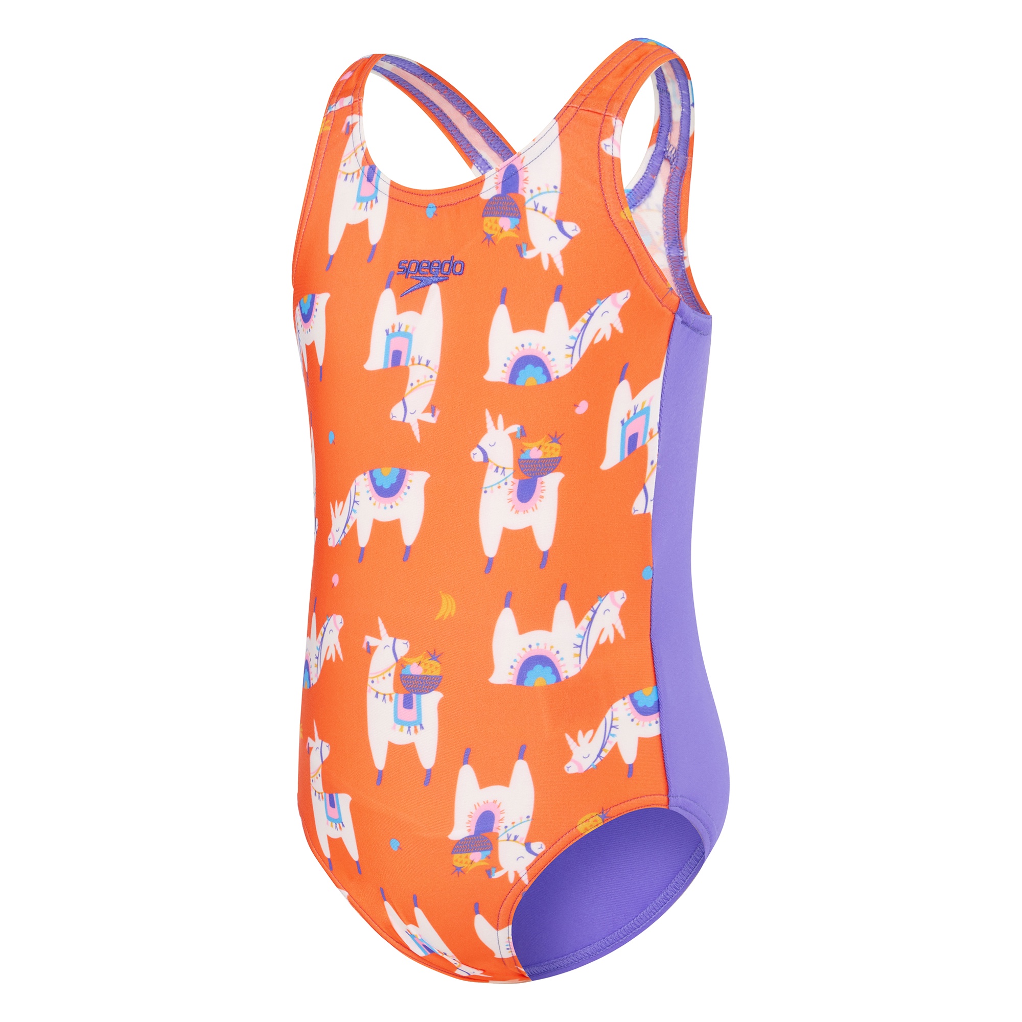 girls llama swimsuit