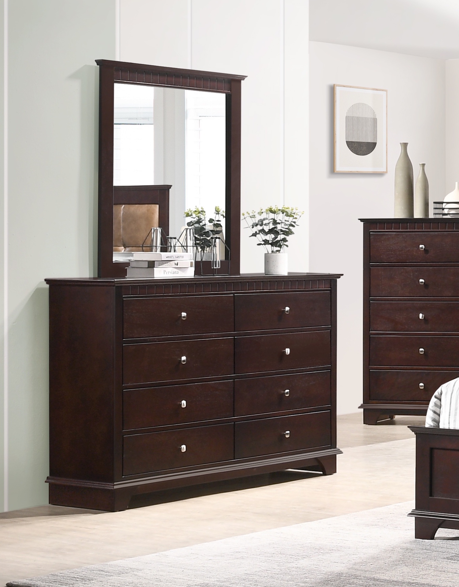 Harley Dresser with Mirror DRESSERS Lifestyle Furniture